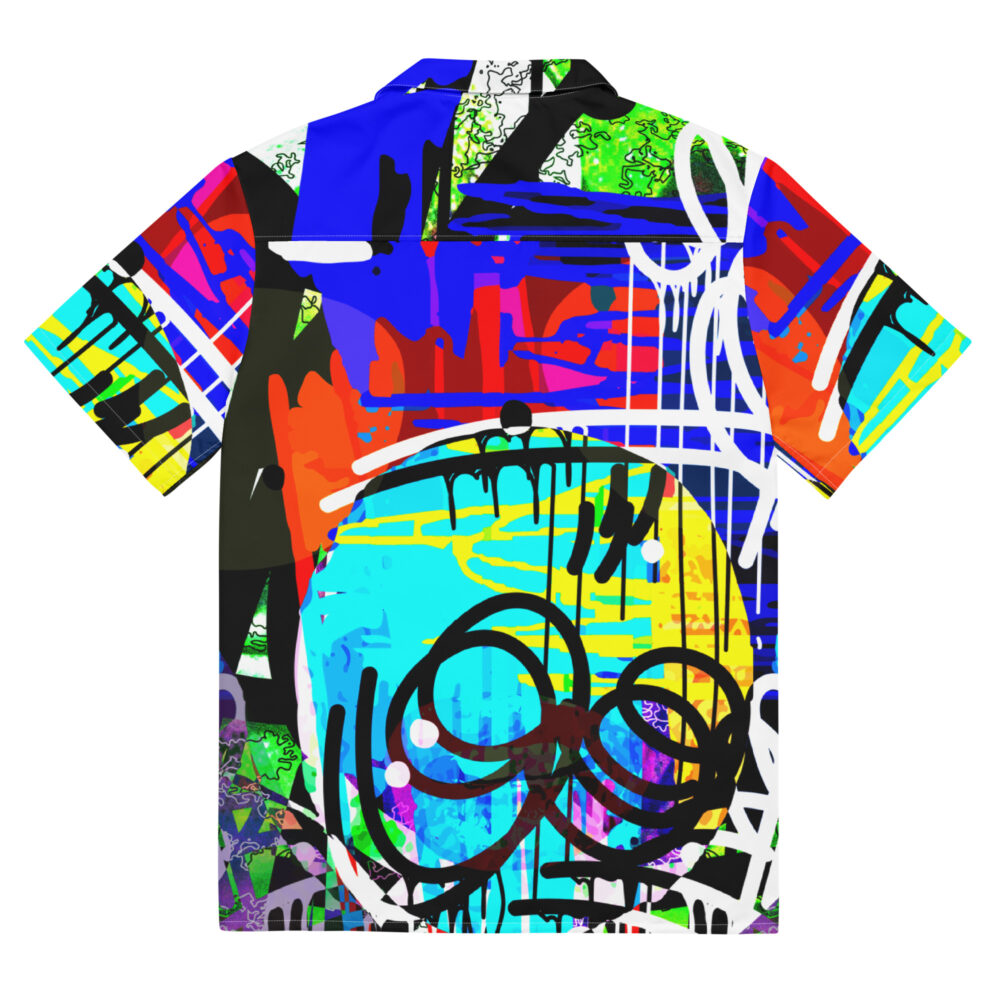 Graffiti _ Unisex button shirt