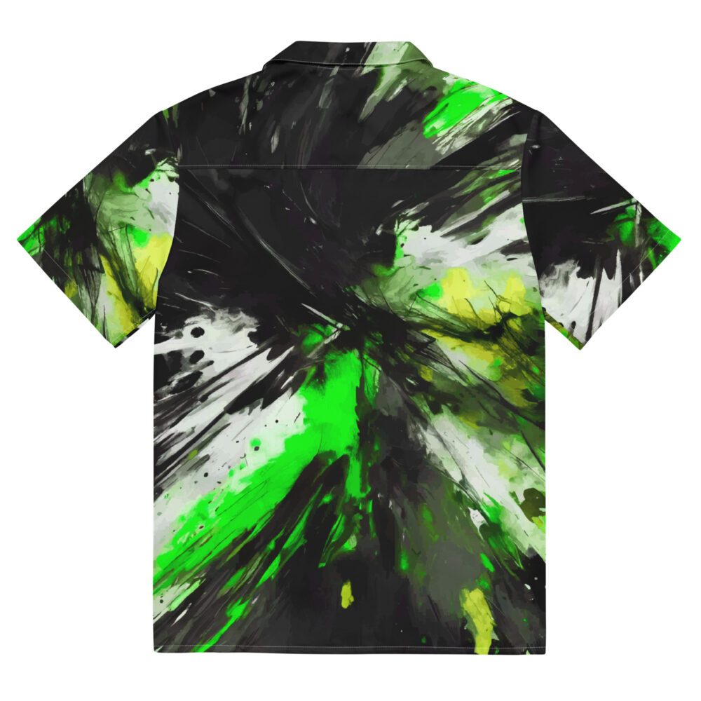 Black Explosion - Unisex button shirt