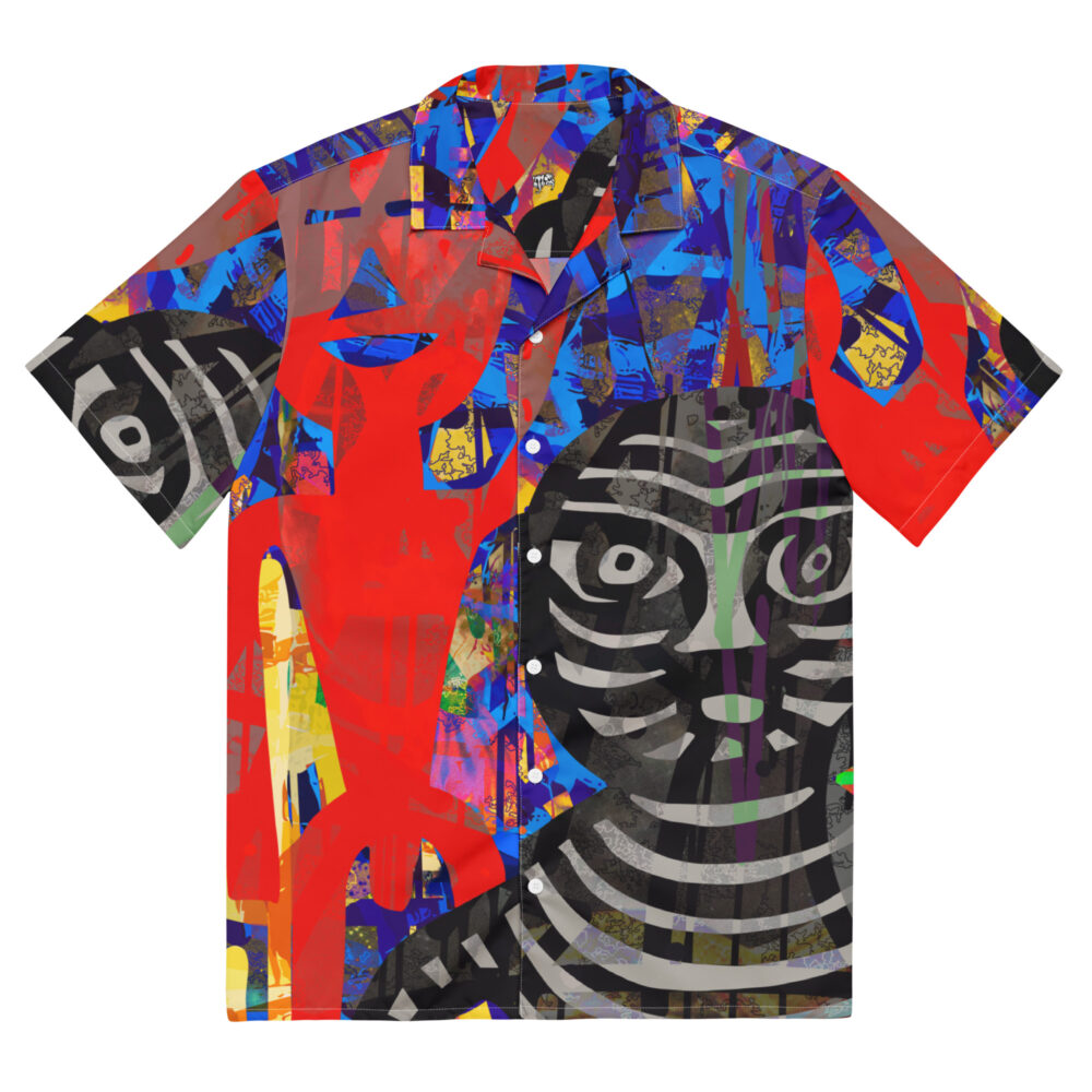 Tiger Dude and Redman - Unisex button shirt