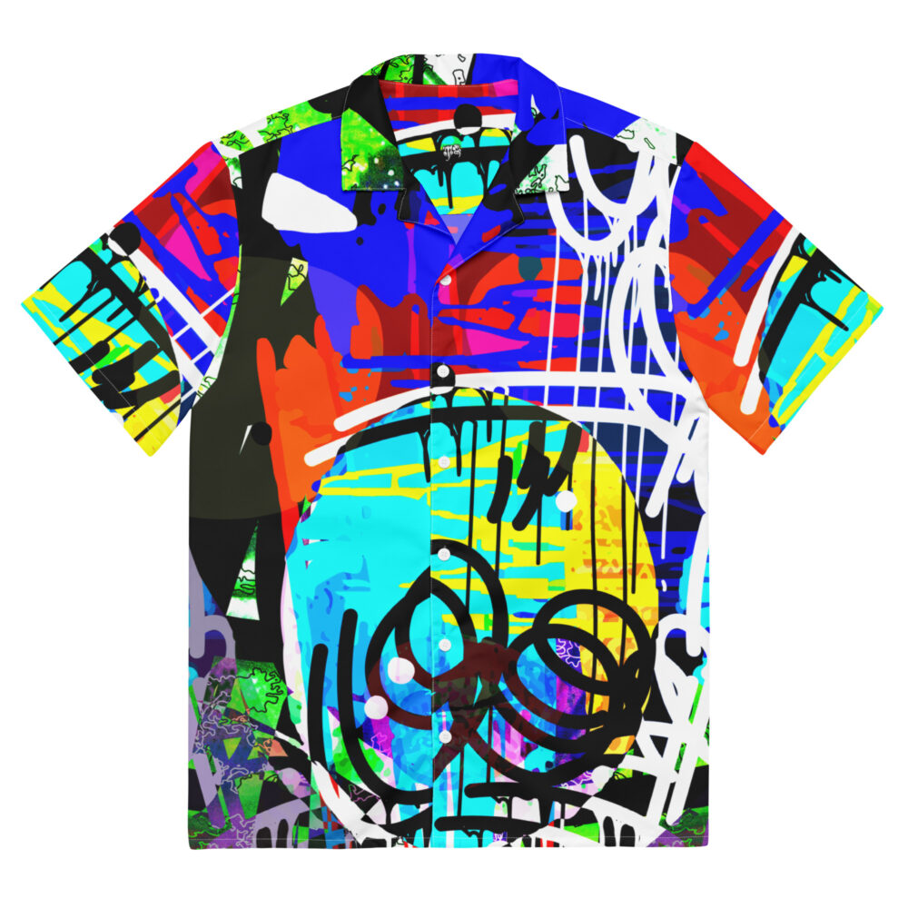 Graffiti _ Unisex button shirt