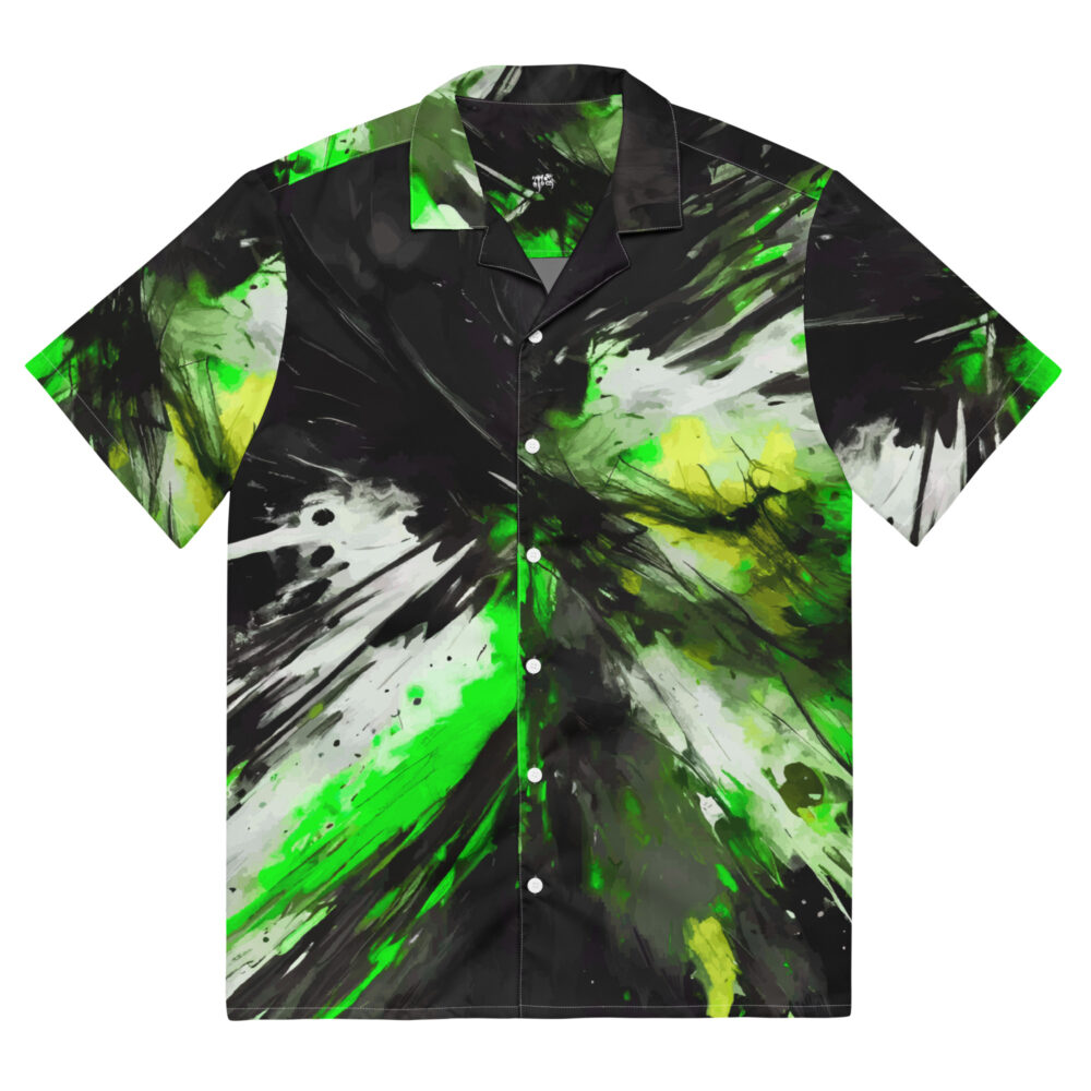 Black Explosion - Unisex button shirt
