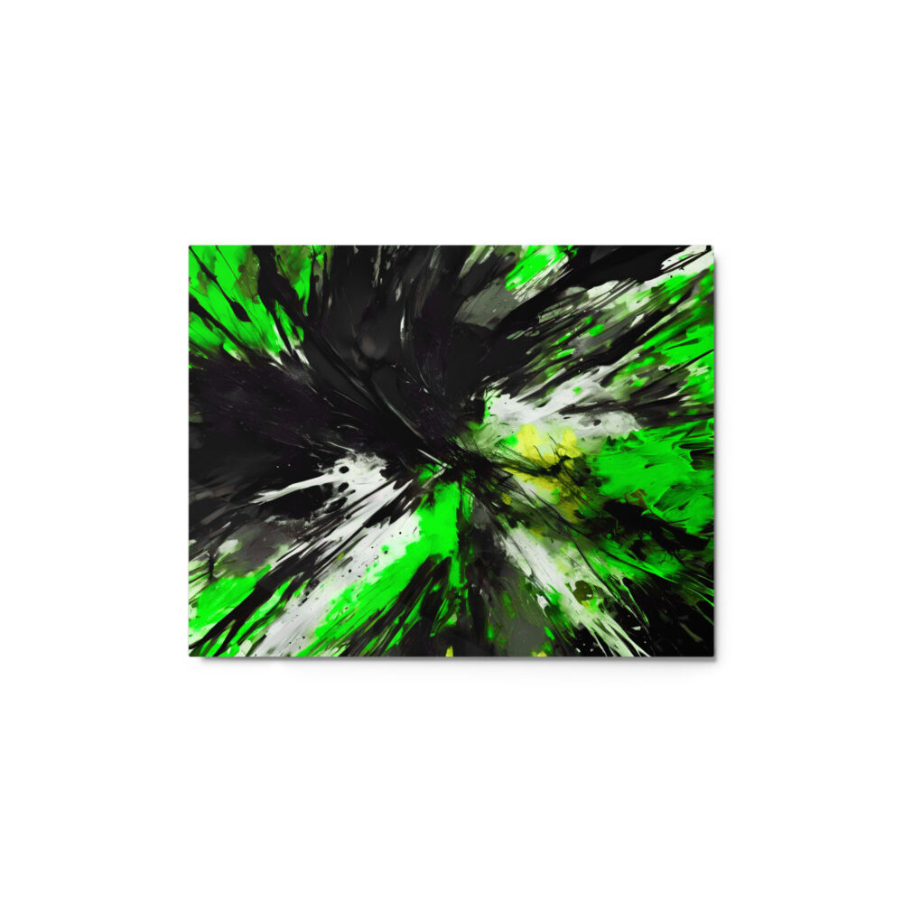 Black Explosion Metal prints