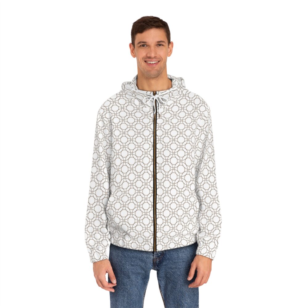 Circles - Men's Full-Zip Hoodie (AOP)