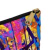 Cool Gift Idea Graffiti Art Pouch Unisex Neon Style Bag for Makeup School or Travel Essentials