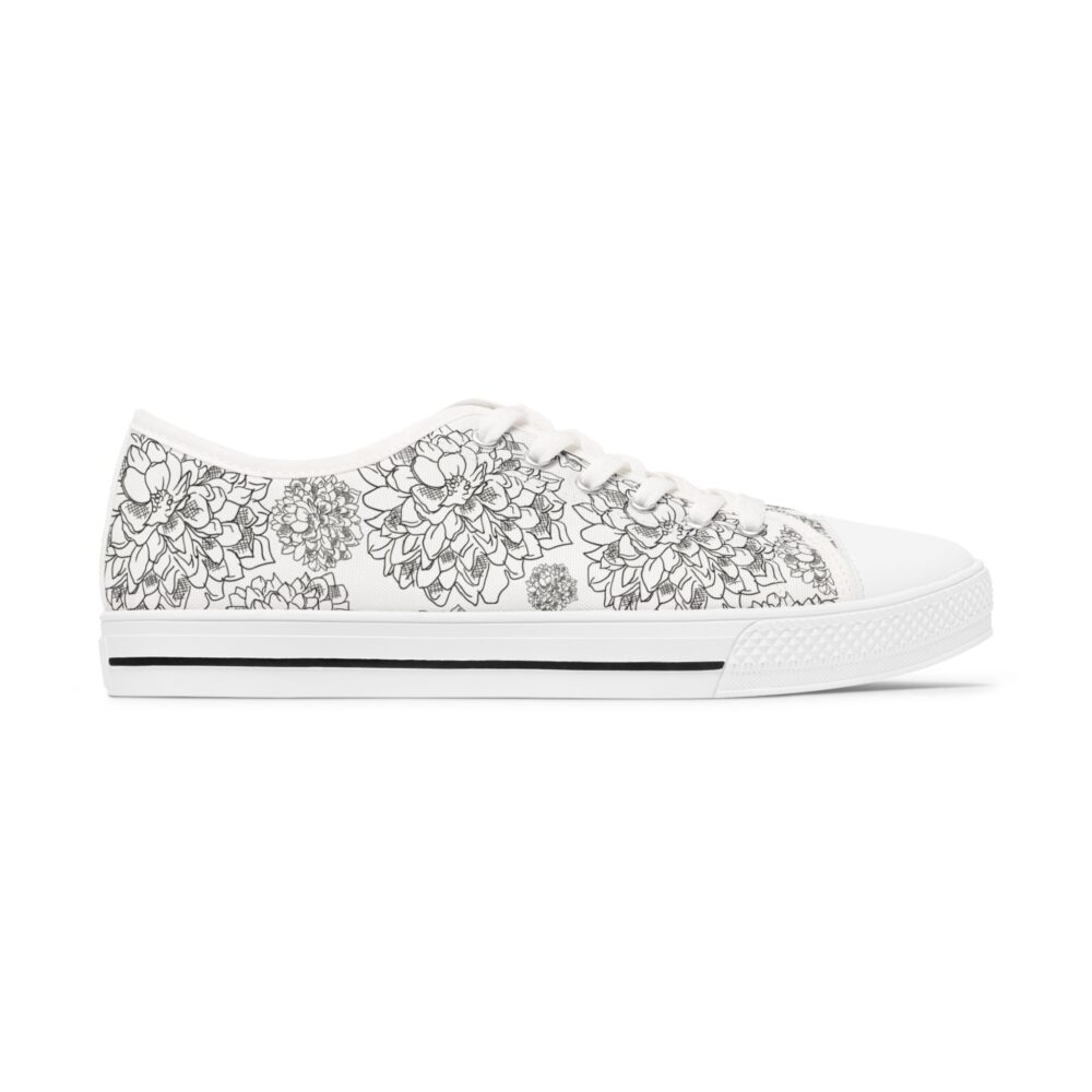 Flowers Women's Low Top Sneakers