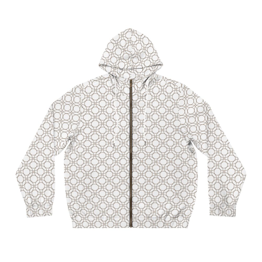 Circles - Men's Full-Zip Hoodie (AOP)