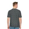 Men's Loose T-Shirt with Black Paw Print Design
