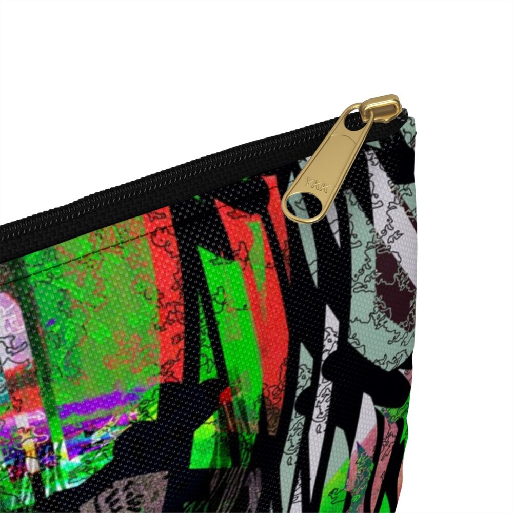 Urban Graffiti Accessory Pouch, Trendy Makeup Bag, Colorful Travel Organizer, Artsy Pencil Case, Gift for Creatives
