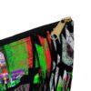 Urban Graffiti Accessory Pouch, Trendy Makeup Bag, Colorful Travel Organizer, Artsy Pencil Case, Gift for Creatives