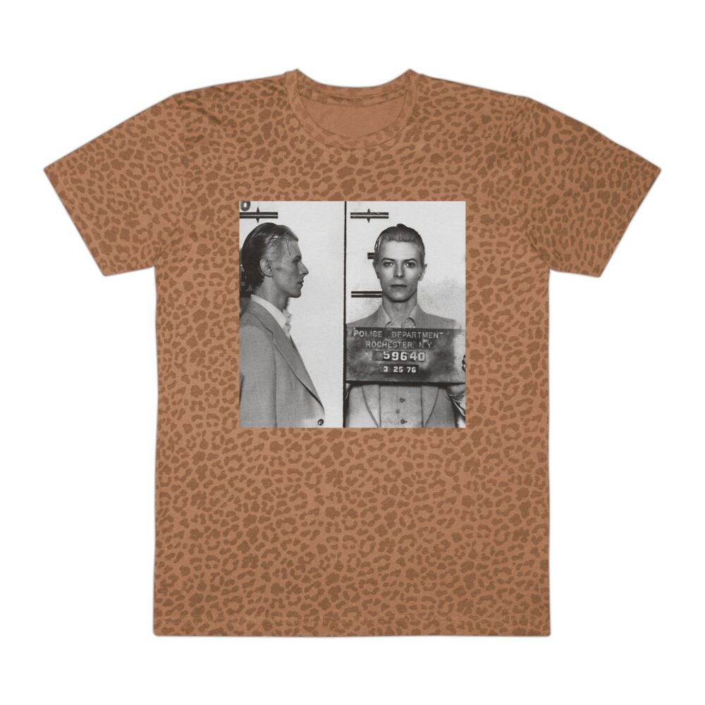 Famous Mugshots, David 1976 Vintage Inspired Graphic Tee, Retro Style T-Shirt, Unisex Casual Wear, Perfect for Parties