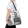 Vintage Inspired Bowie Famous Mugshot Tote Bag, Stylish Carry-All, Music Lover's Gift, Concert Bag, Unique Fashion Accessory