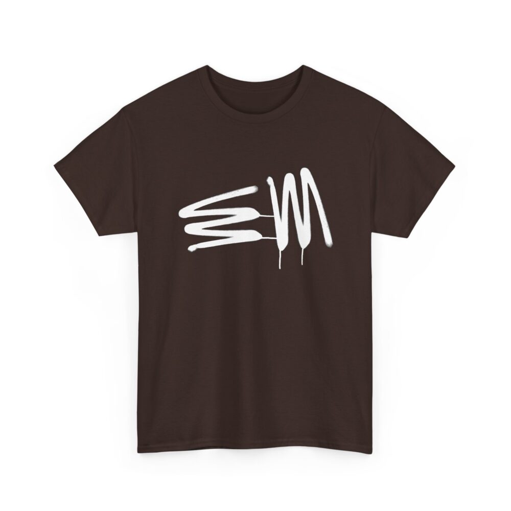 EM Edgy Streetwear Tee with Unique Drip Design, Unisex Cotton T-Shirt, Casual Wear, Graphic Tee, Perfect for Music Festivals, Gifts