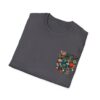 Floral Pocket Unisex Softstyle T-Shirt – Perfect for Everyday Wear