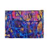 Cool Gift Idea Graffiti Art Pouch Unisex Neon Style Bag for Makeup School or Travel Essentials