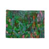 Green and Fuchsia Graffiti Pouch Urban Neon Art Style Unisex Bag for Makeup Accessories or Travel