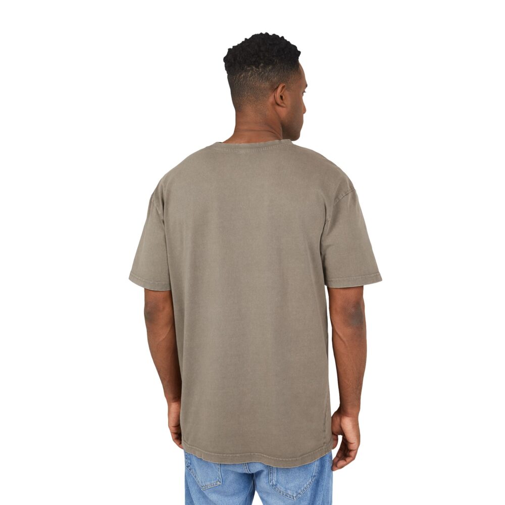 Middle Finger Men's Acid Washed Graphic Tee, Oversized Casual T-Shirt, Trendy Streetwear Top, Vintage Style Tee, Unisex Fashion Shirt