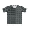 Men's Loose T-Shirt with Black Paw Print Design