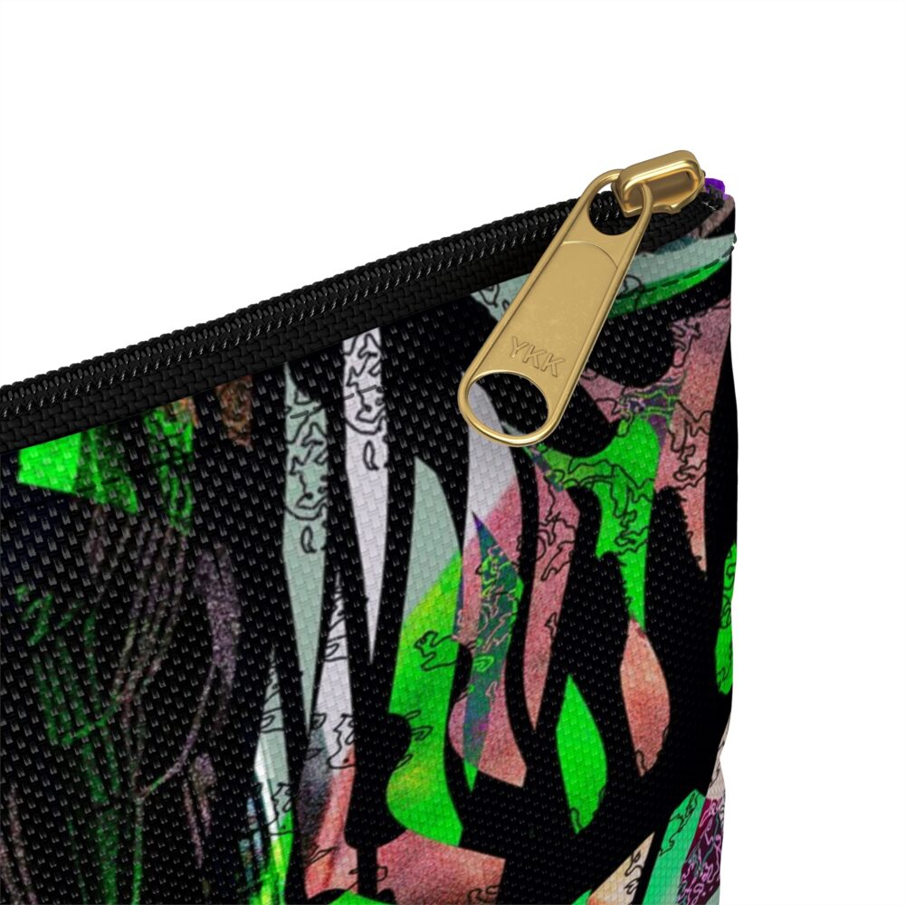 Urban Graffiti Accessory Pouch, Trendy Makeup Bag, Colorful Travel Organizer, Artsy Pencil Case, Gift for Creatives