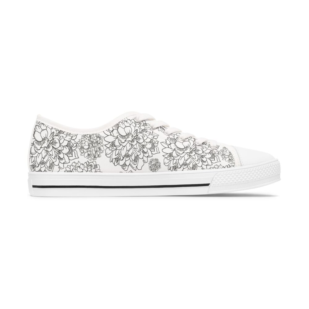 Flowers Women's Low Top Sneakers