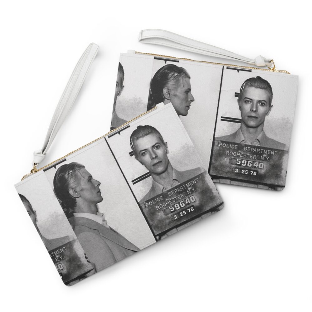 Retro Bowie Clutch Bag, Vintage Style Purse, Fashion Accessory for Music Lovers, Concert Night Out, Unique Gift Idea, Statement Piece