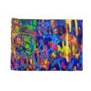 Cool Gift Idea Graffiti Art Pouch Unisex Neon Style Bag for Makeup School or Travel Essentials