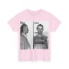 Vintage Mugshot Unisex Heavy Cotton Tee, Retro Graphic Shirt, Casual Wear, Unique Gift, Perfect for Artists & Designers