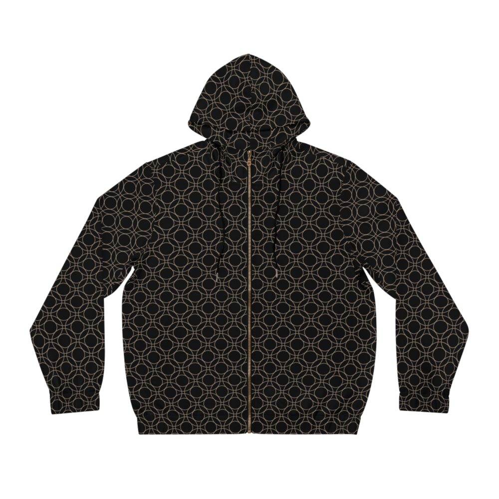 Circles - Men's Full-Zip Hoodie (AOP)