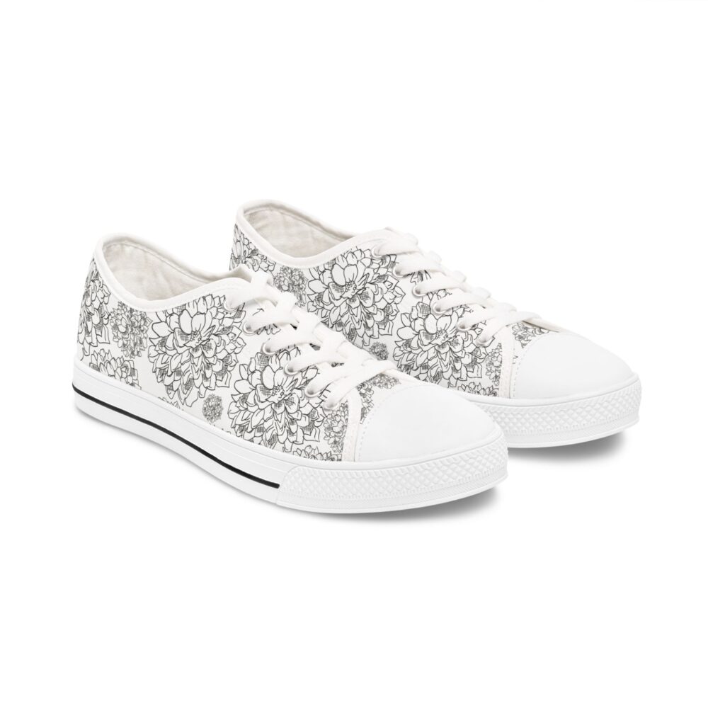 Flowers Women's Low Top Sneakers
