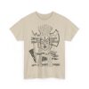 Bold Graphic Art T Shirt Depero Lettering Style Artistic Unisex Tee Handwritten Font Design Gift for Designers