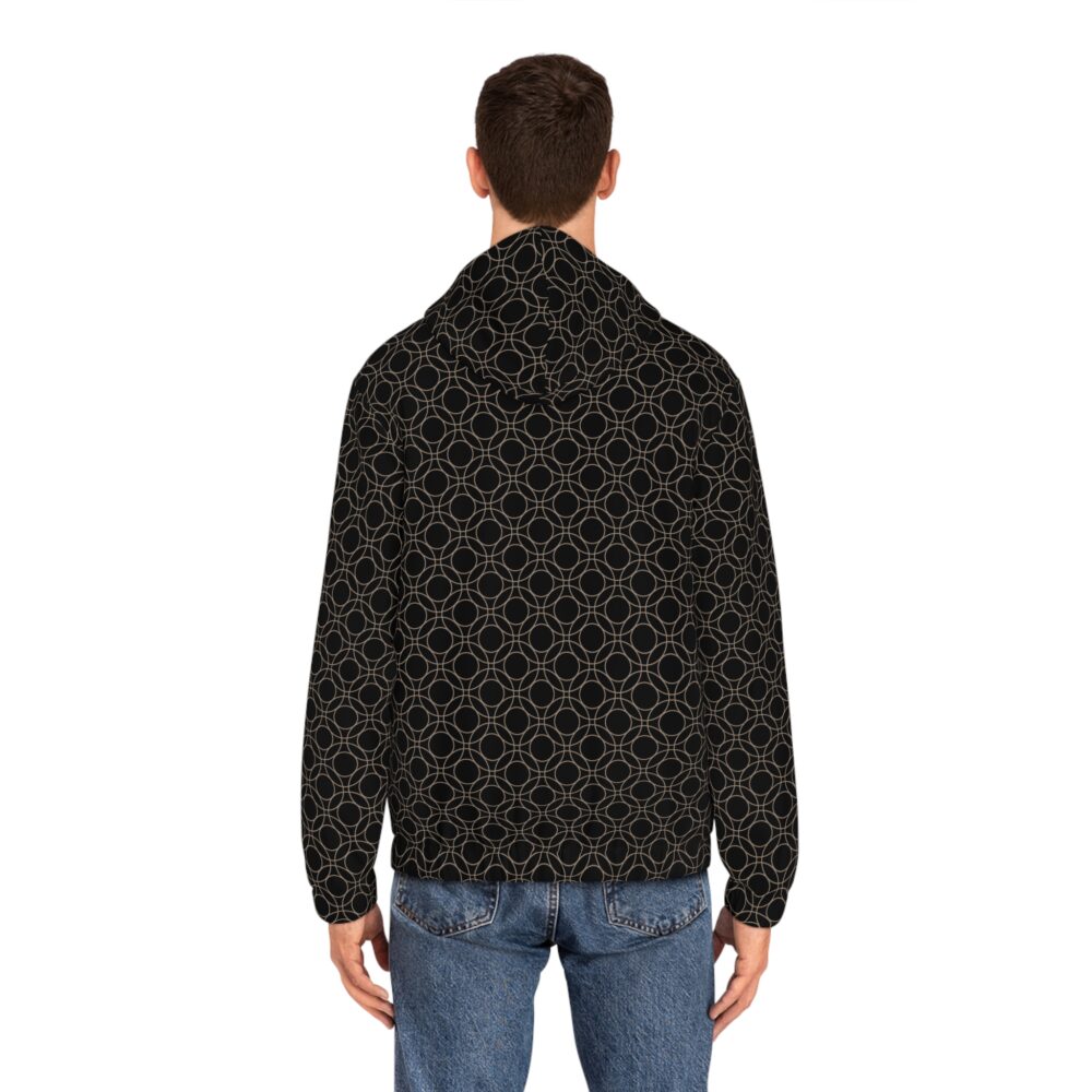 Circles - Men's Full-Zip Hoodie (AOP)