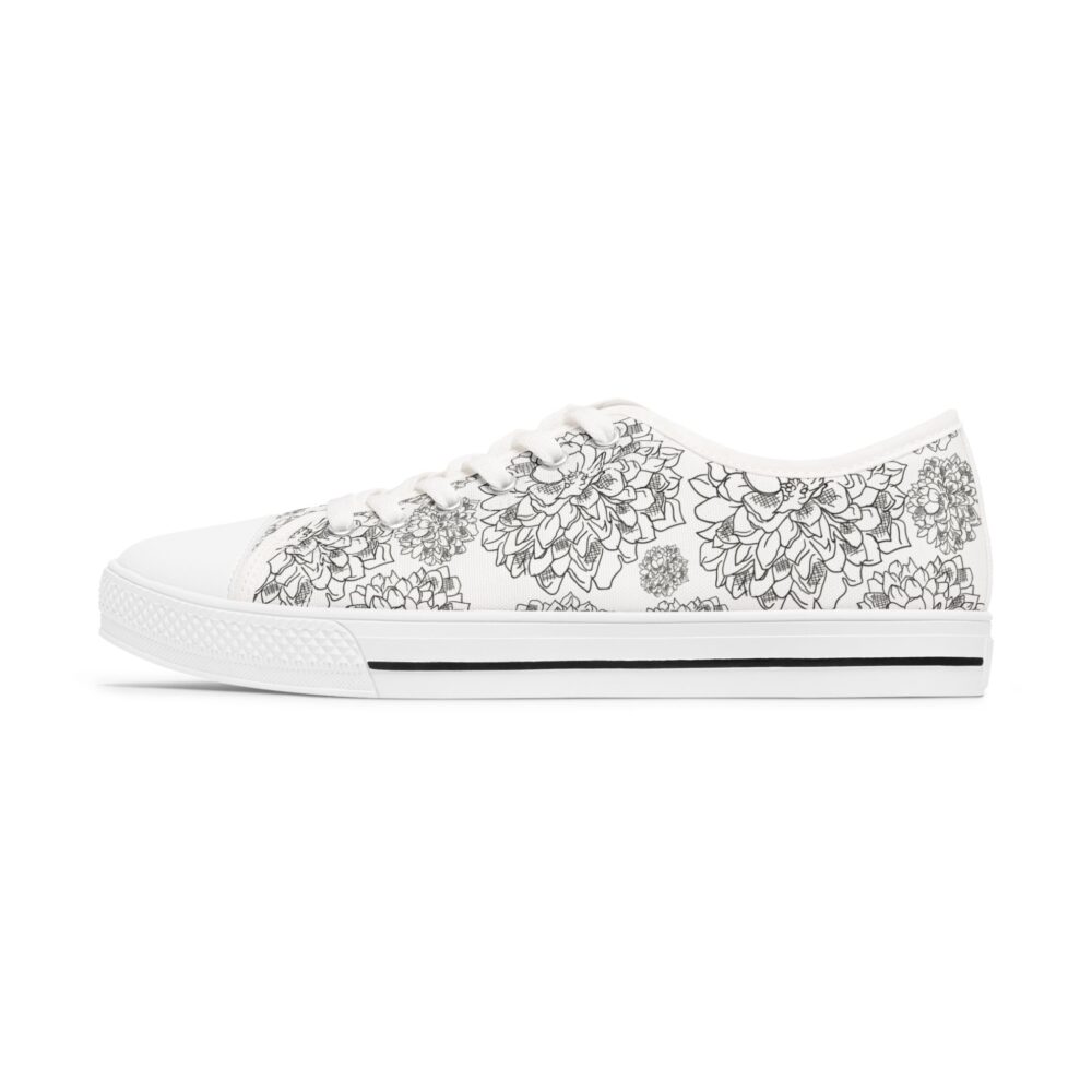 Flowers Women's Low Top Sneakers