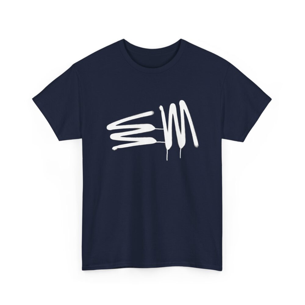 EM Edgy Streetwear Tee with Unique Drip Design, Unisex Cotton T-Shirt, Casual Wear, Graphic Tee, Perfect for Music Festivals, Gifts