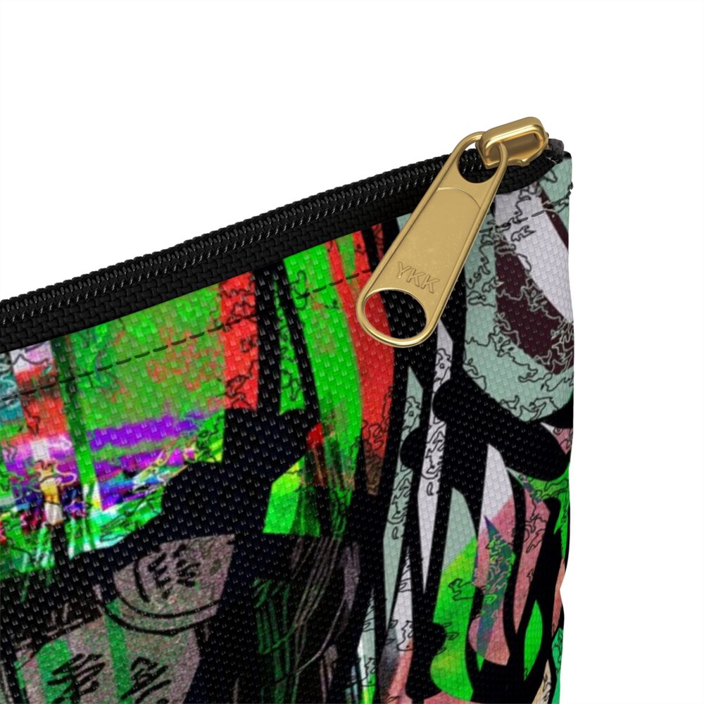 Urban Graffiti Accessory Pouch, Trendy Makeup Bag, Colorful Travel Organizer, Artsy Pencil Case, Gift for Creatives