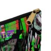 Urban Graffiti Accessory Pouch, Trendy Makeup Bag, Colorful Travel Organizer, Artsy Pencil Case, Gift for Creatives