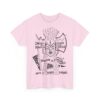 Bold Graphic Art T Shirt Depero Lettering Style Artistic Unisex Tee Handwritten Font Design Gift for Designers