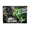 Graffiti Spray Art Pouch Unisex Street Style Bag for Makeup Travel or School Bold Neon Colors Trendy Gift Idea