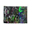 Urban Graffiti Accessory Pouch, Trendy Makeup Bag, Colorful Travel Organizer, Artsy Pencil Case, Gift for Creatives