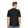 Men's Loose T-Shirt with White Dog Print Design