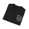 Floral Pocket Unisex Softstyle T-Shirt – Perfect for Everyday Wear