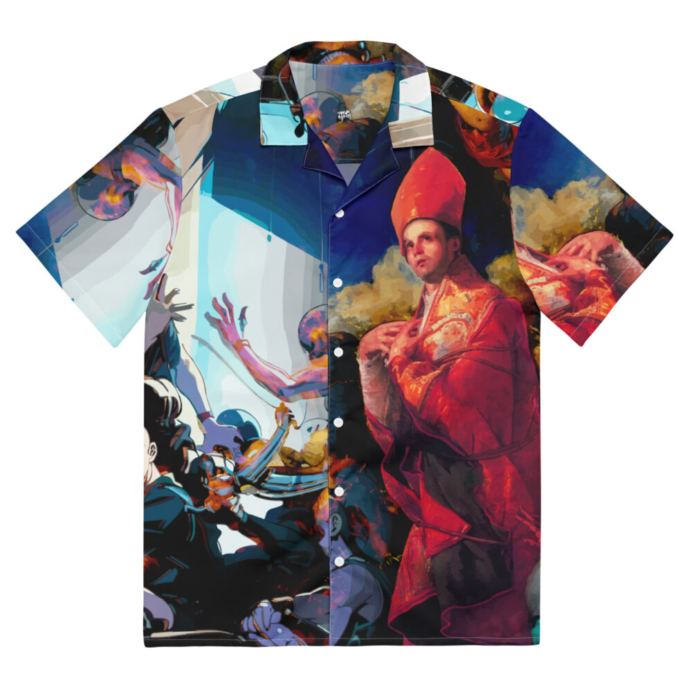 San Gennaro Manga Unisex button shirt