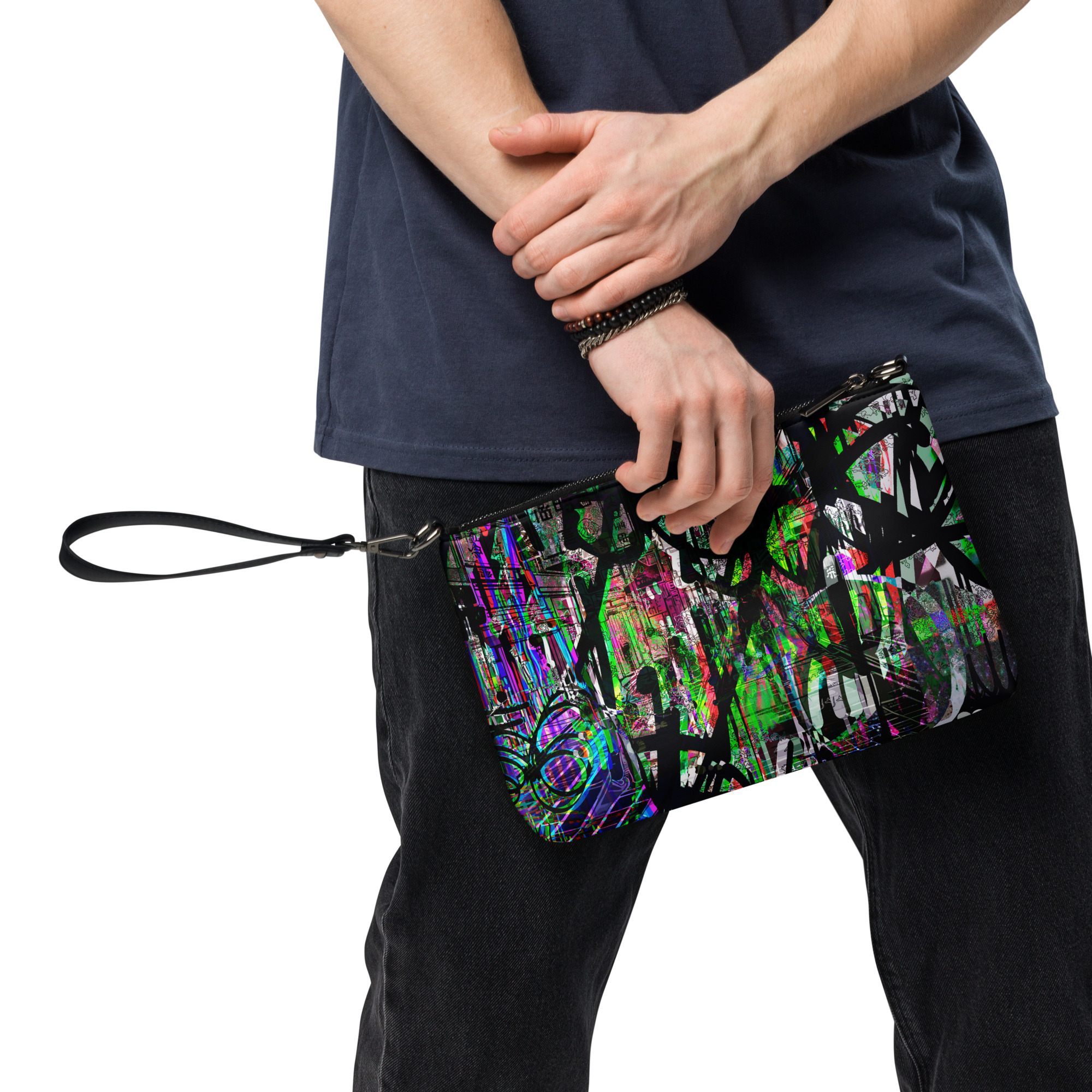 URBAN GRAFFITI ACCESSORY POUCH, TRENDY MAKEUP BAG, COLORFUL TRAVEL ORGANIZER, ARTSY PENCIL CASE, GIFT FOR CREATIVES