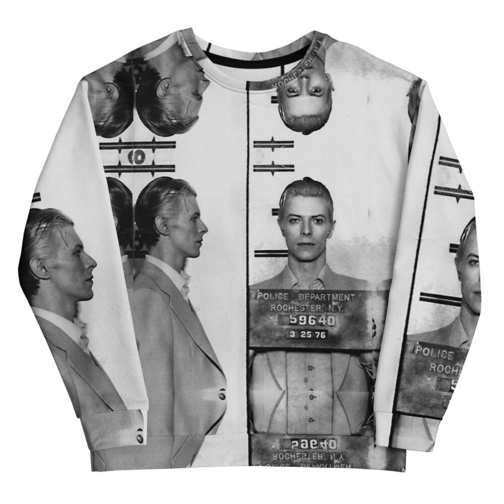 Bowie Mugshot Unisex Sweatshirt