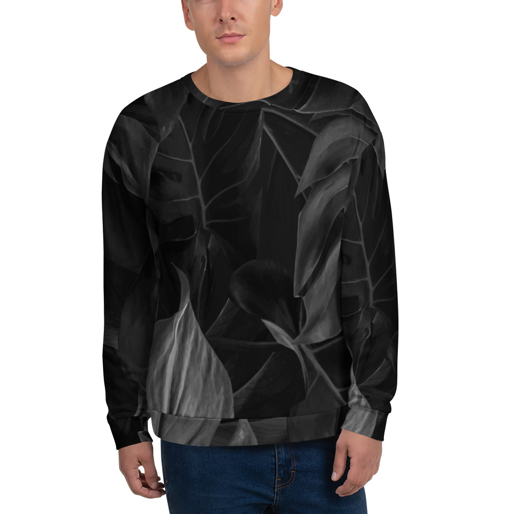 Grey Leaves - Unisex Sweatshirt