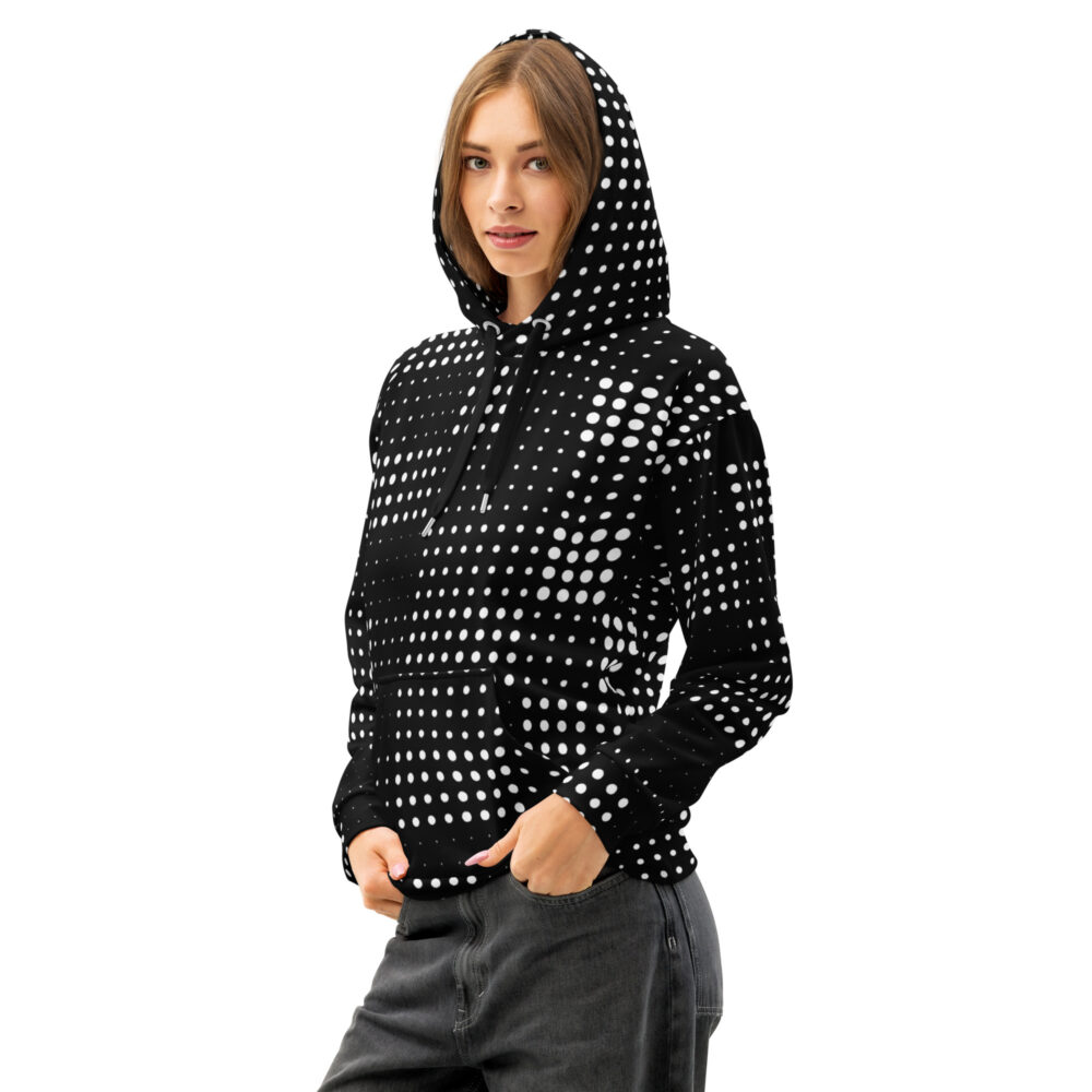 White Spots Unisex cotton hoodie