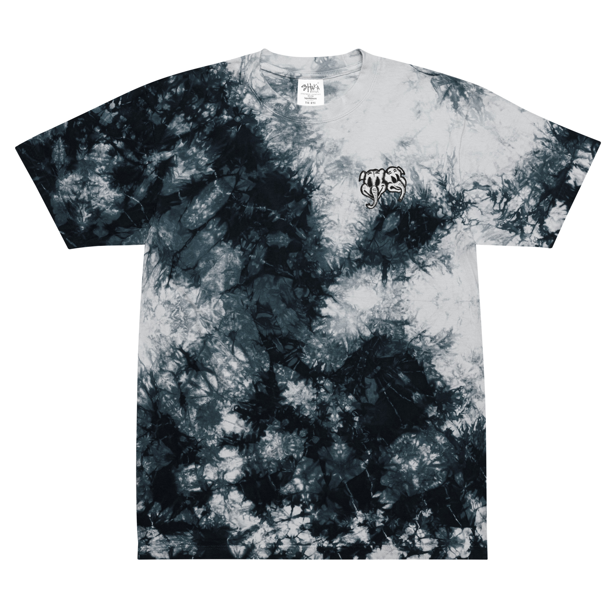 FcK Elephants - Oversized tie-dye t-shirt