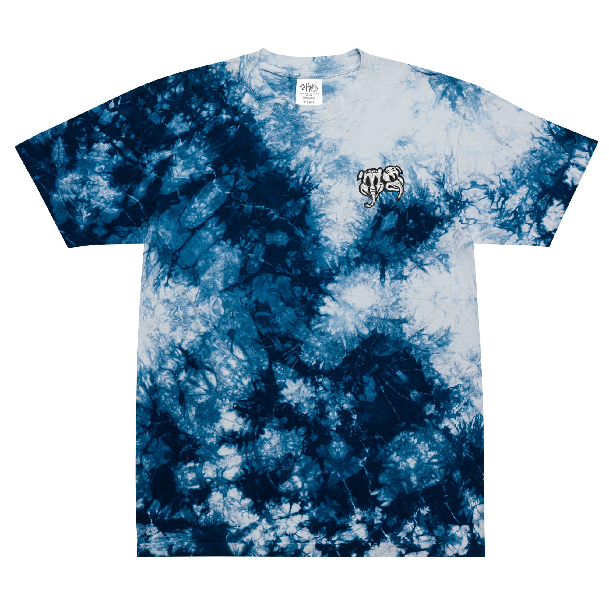 FcK Elephants - Oversized tie-dye t-shirt